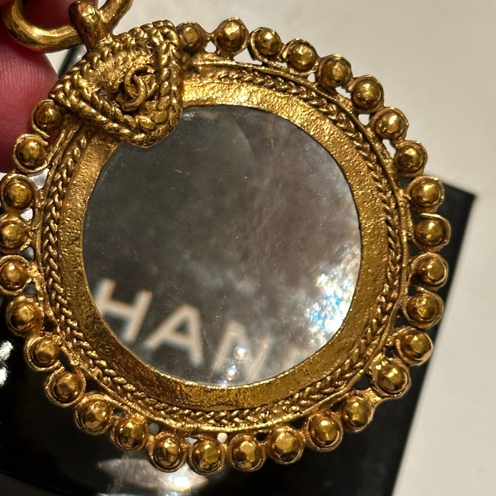 Chanel CC mark Loupe Necklace